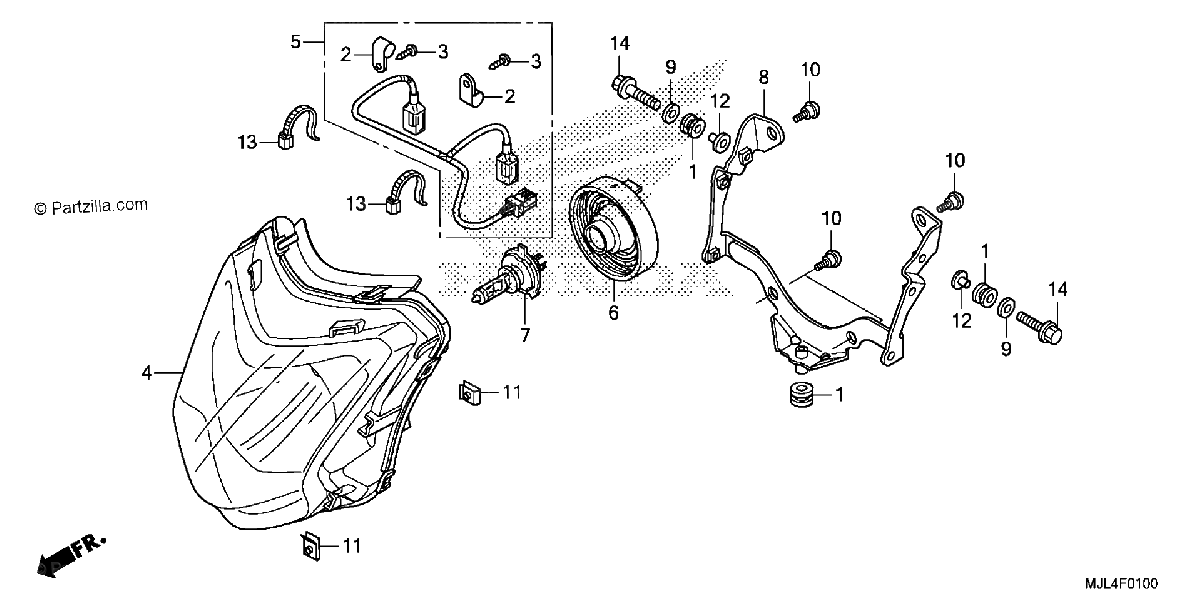 Diagrama de HEADLIGHT