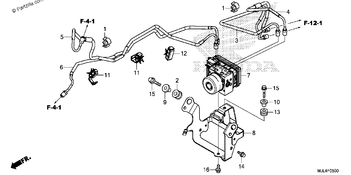 Diagrama de ABS MODULATOR