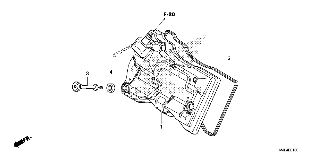 Diagrama de CYLINDER HEAD COVER