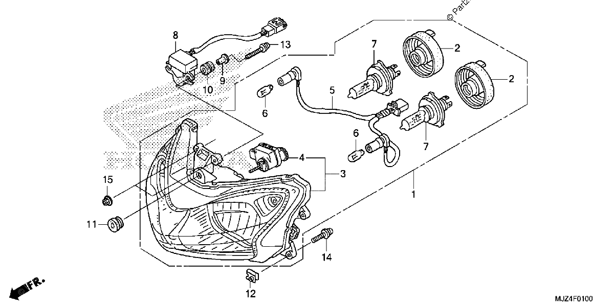 Diagrama de HEADLIGHT