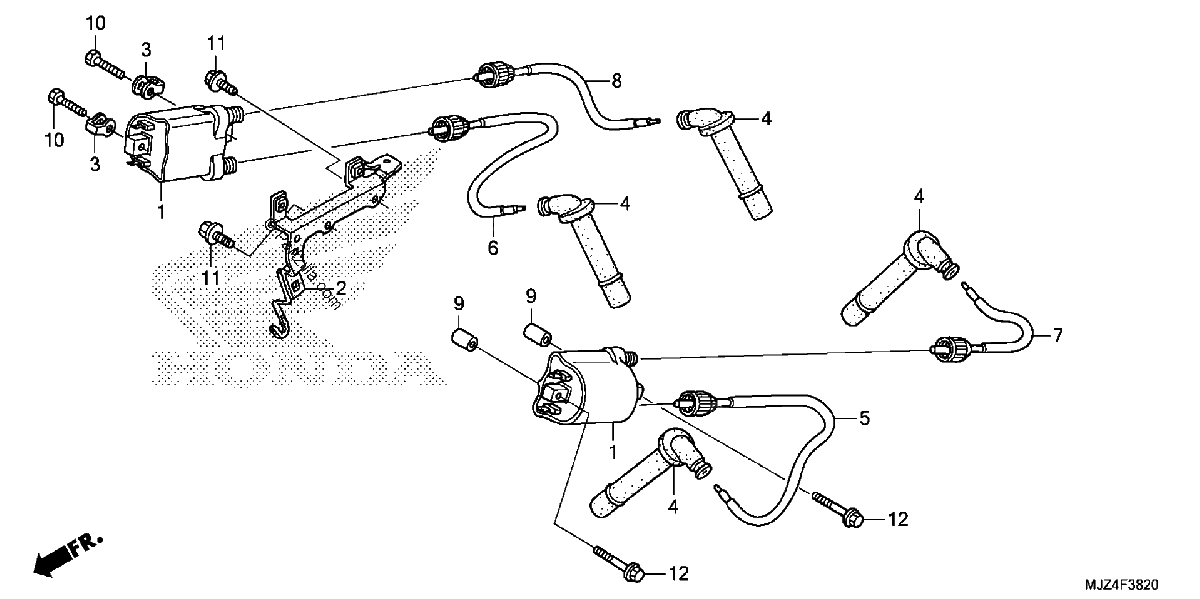 Diagrama de IGNITION COIL