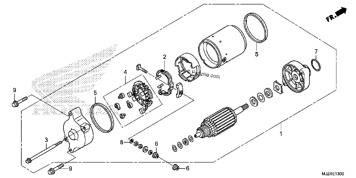 Diagrama de STARTING MOTOR