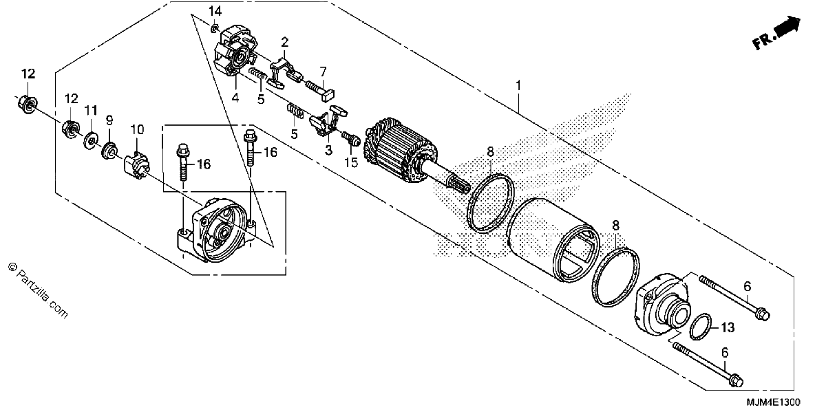 Diagrama de STARTING MOTOR