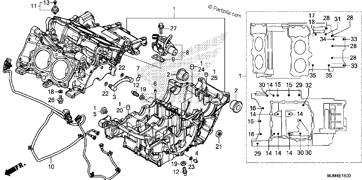 Diagrama de CRANKCASE