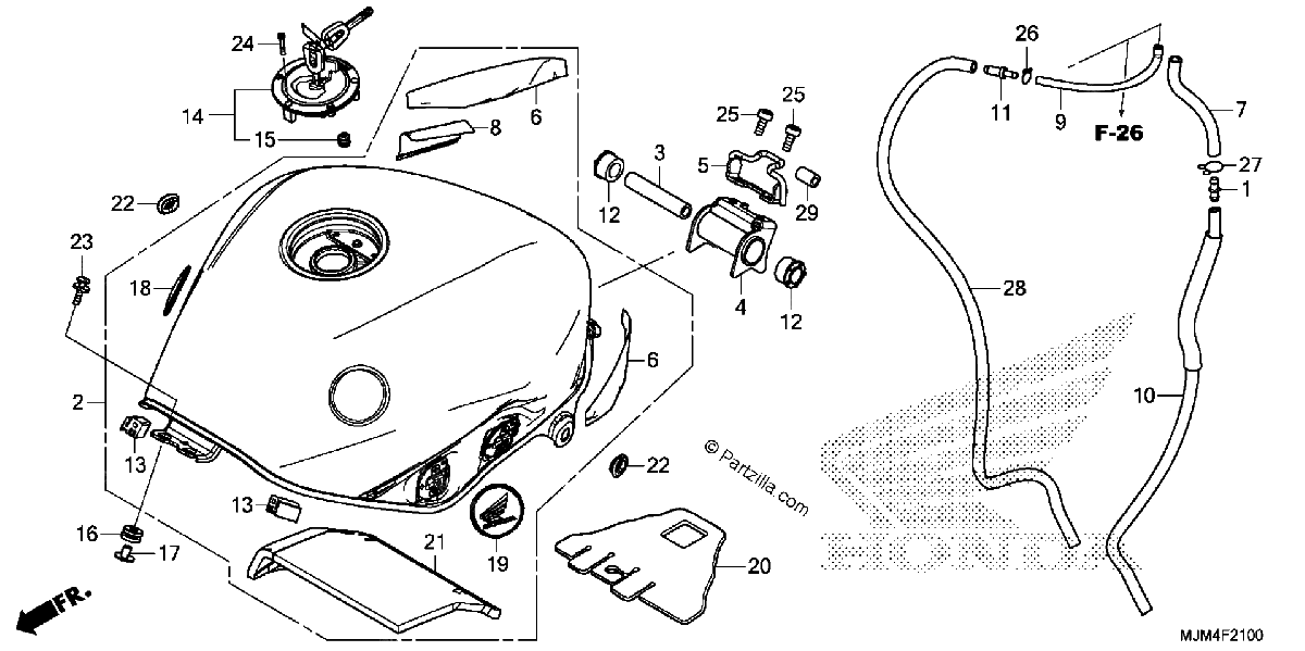 Diagrama de FUEL TANK