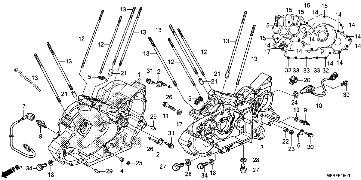Diagrama de CRANKCASE
