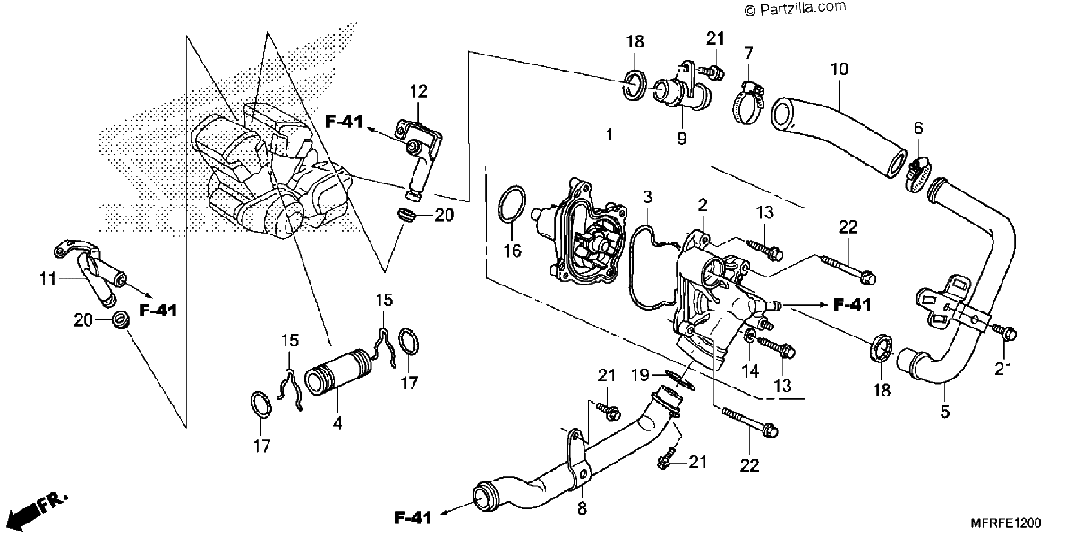 Diagrama de WATER PUMP