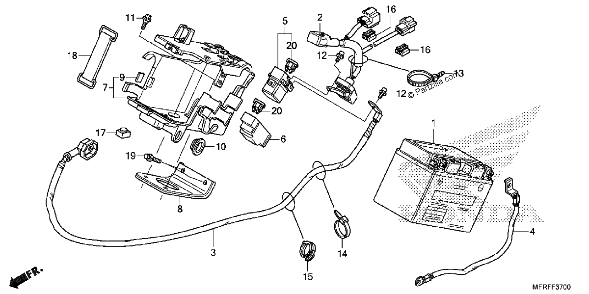 Diagrama de BATTERY