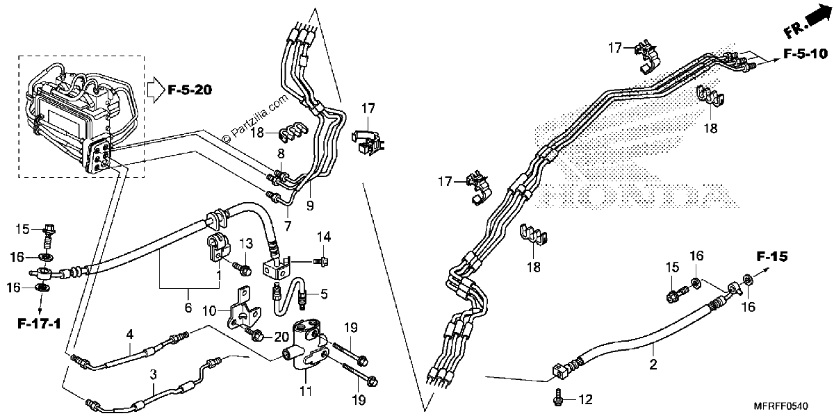 Diagrama de BRAKE LINE 2