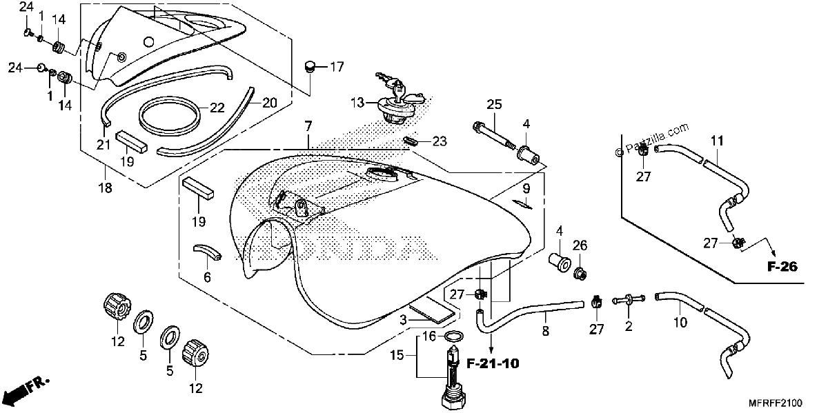 Diagrama de FUEL TANK 1