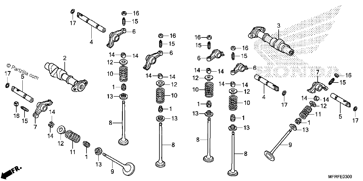 Diagrama de CAMSHAFT VALVE