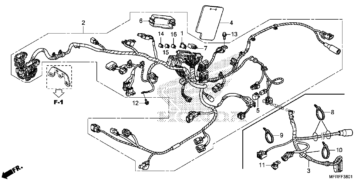 Diagrama de WIRE HARNESS 2