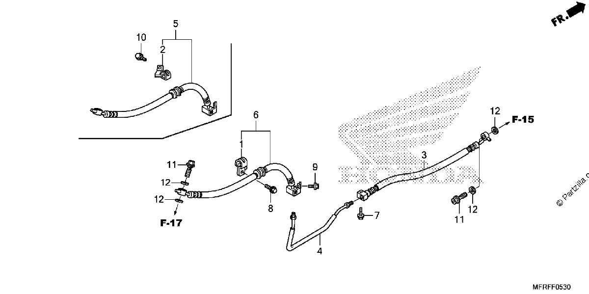 Diagrama de BRAKE LINE 1