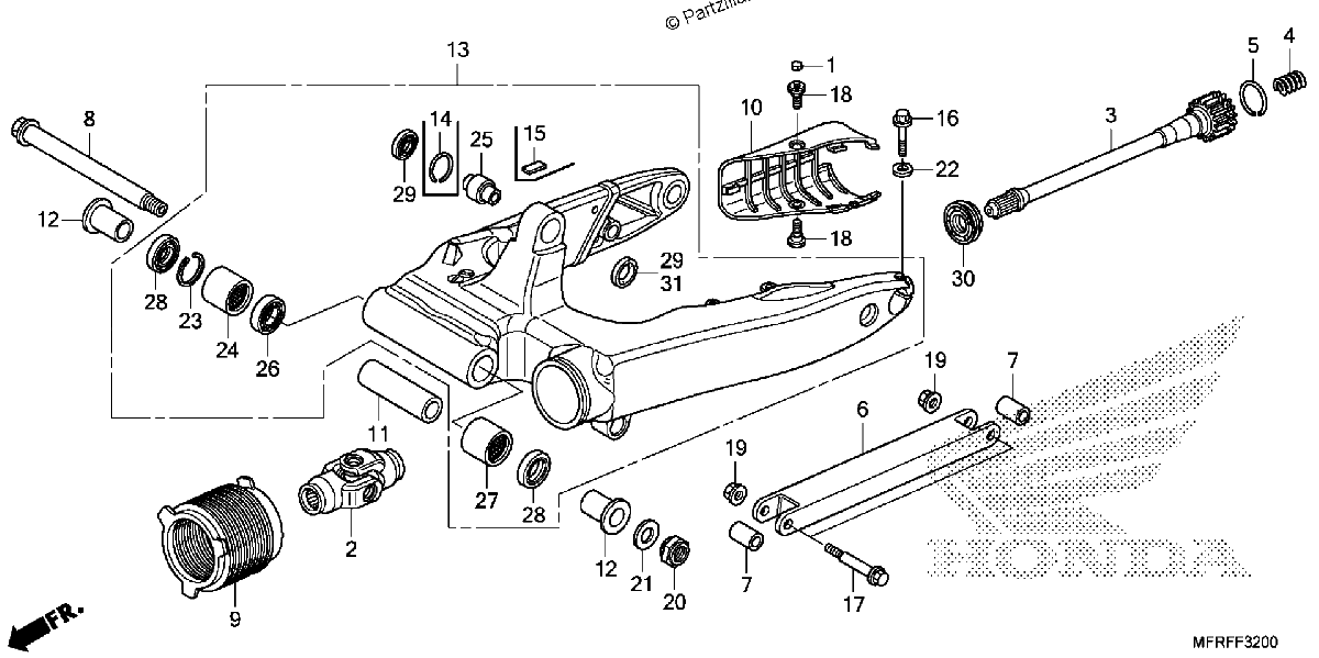 Diagrama de SWINGARM