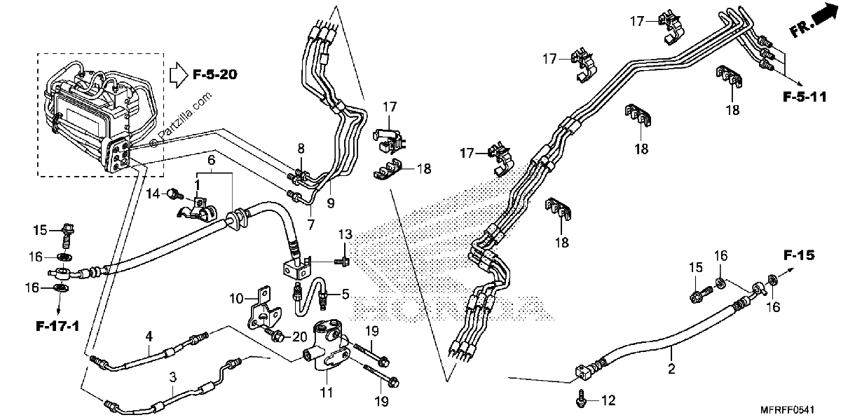 Diagrama de BRAKE LINE 3