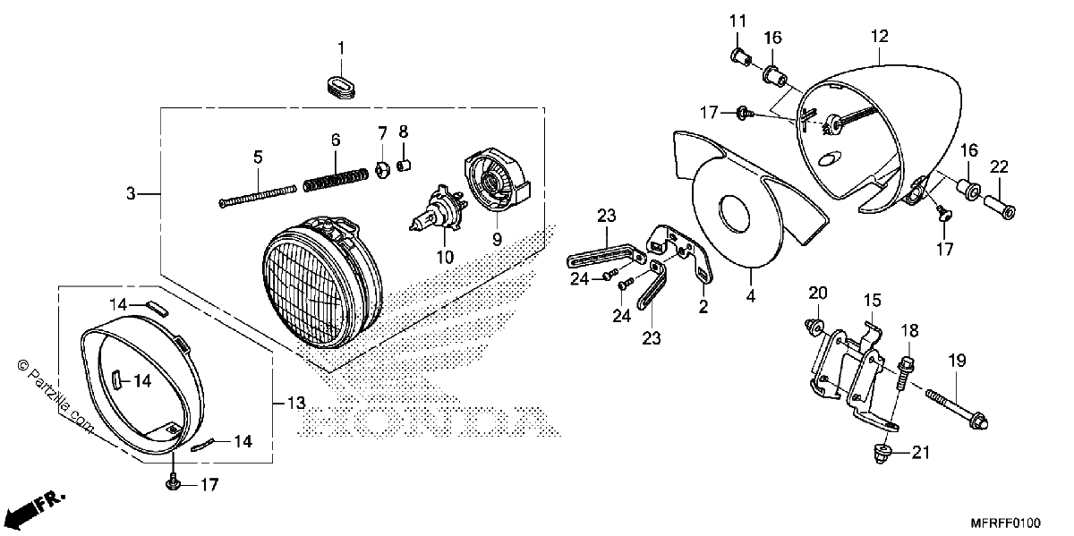 Diagrama de HEADLIGHT