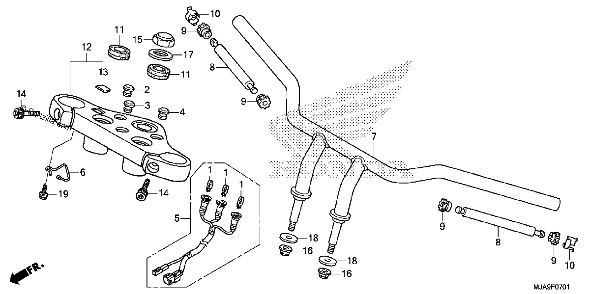 Diagrama de HANDLEBAR 2