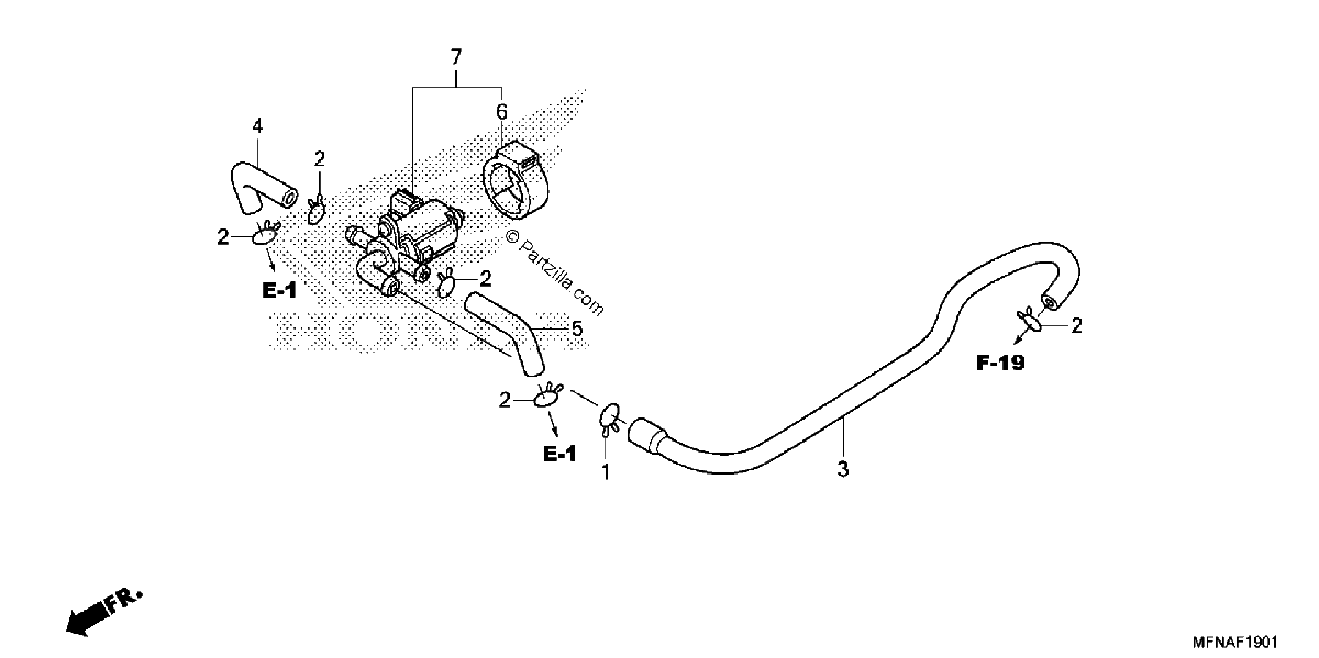 Diagrama de AIR INJECTION CONTROL VALVE