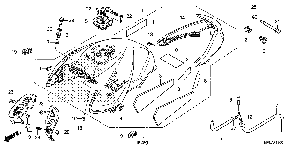 Diagrama de FUEL TANK