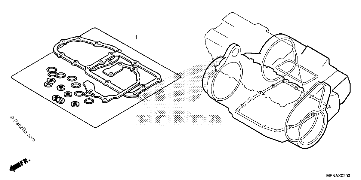 Diagrama de GASKET KIT B