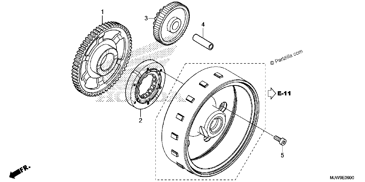 Diagrama de STARTING CLUTCH