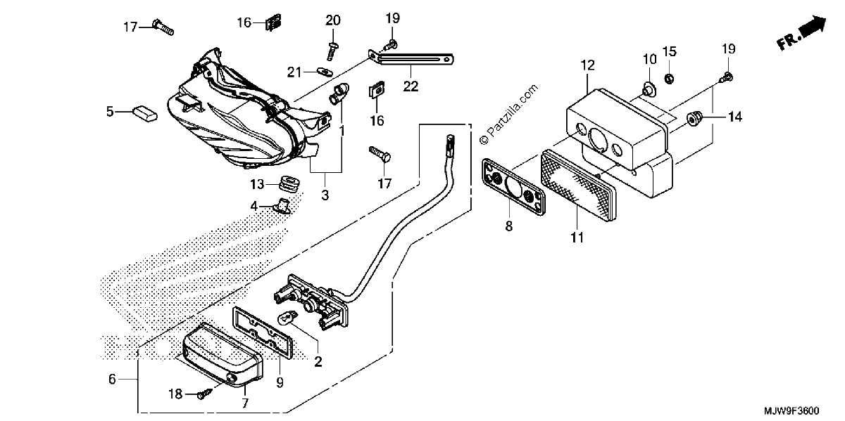 Diagrama de TAILLIGHT