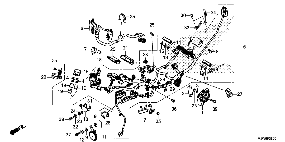 Diagrama de WIRE HARNESS