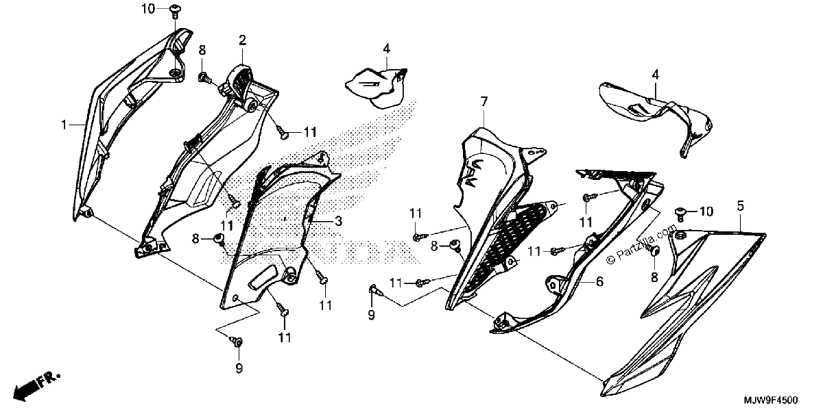 Diagrama de MIDDLE COWL
