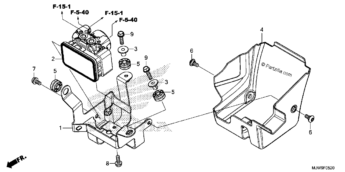 Diagrama de ABS MODULATOR