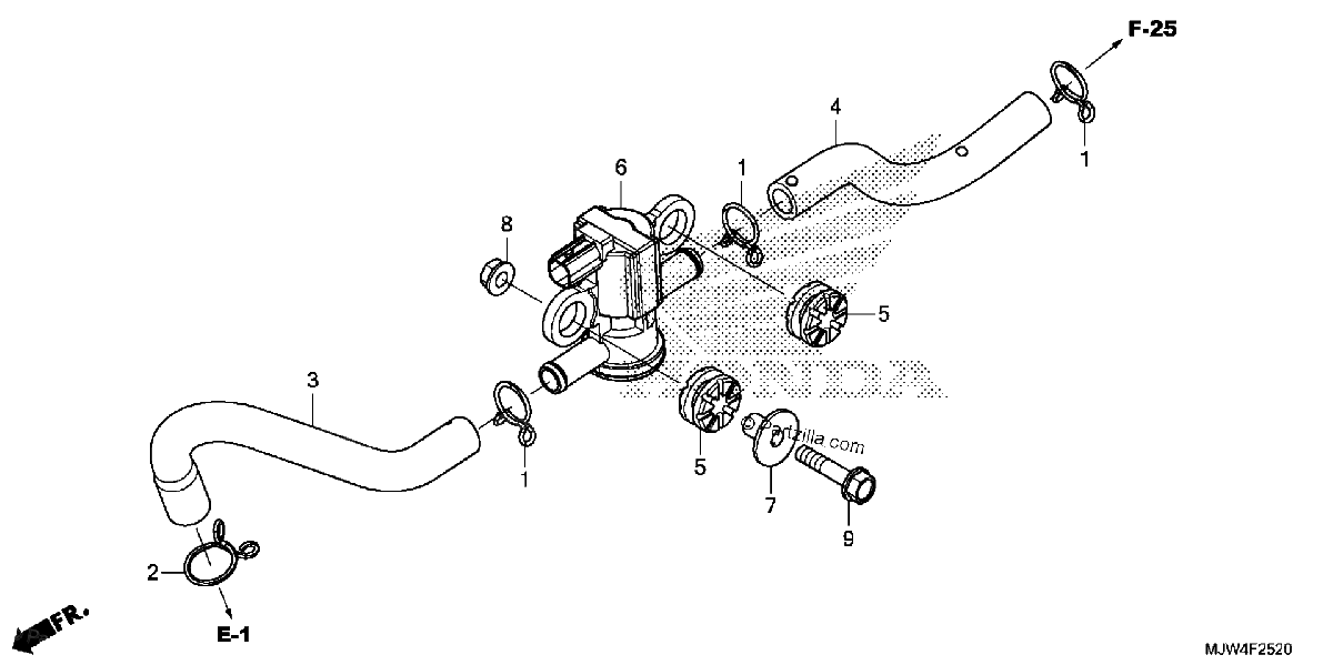 Diagrama de AIR INJECTION SOLENOID VALVE
