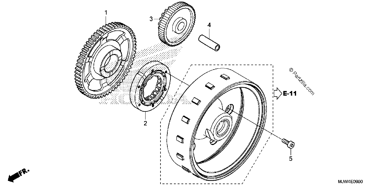 Diagrama de STARTING CLUTCH