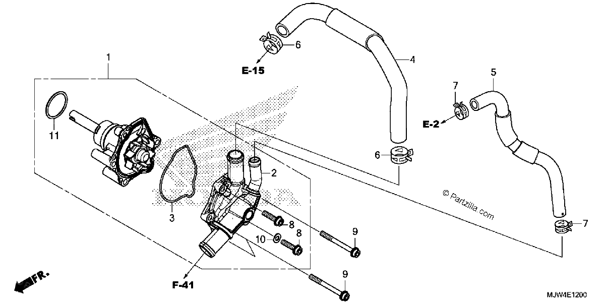 Diagrama de WATER PUMP