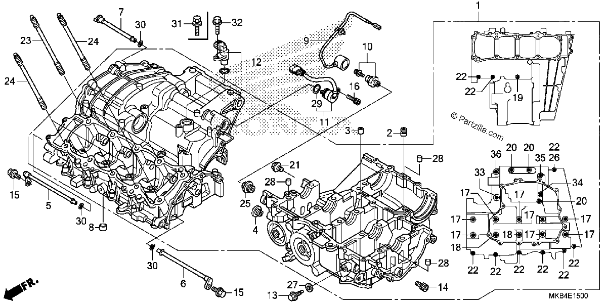 Diagrama de CRANKCASE
