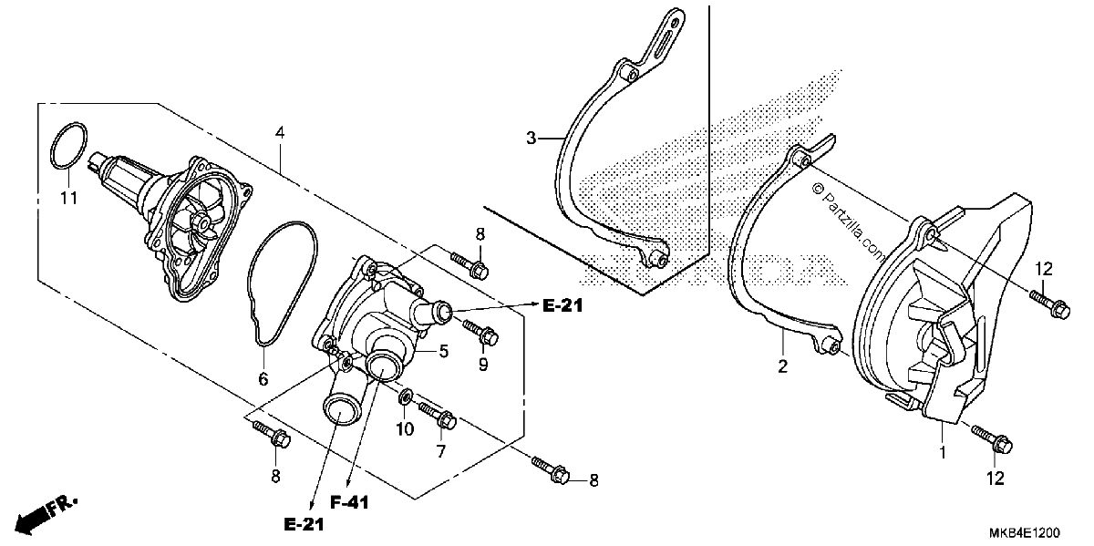 Diagrama de WATER PUMP