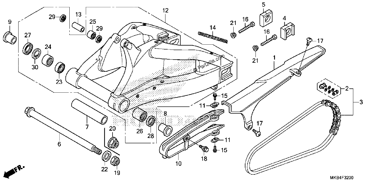 Diagrama de SWINGARM