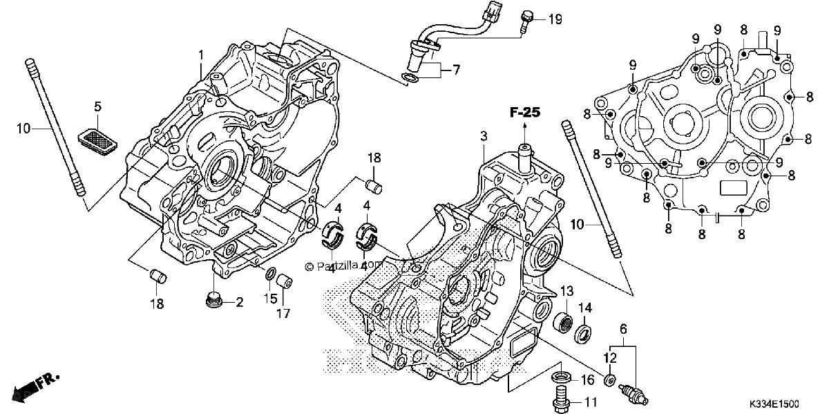 Diagrama de CRANKCASE