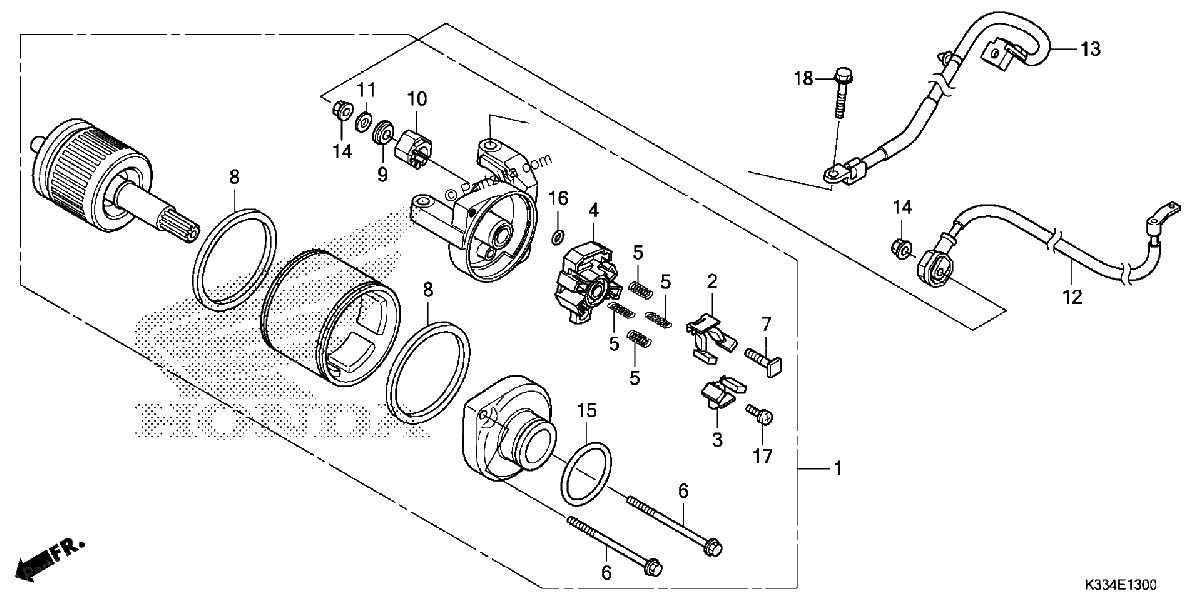 Diagrama de STARTER MOTOR