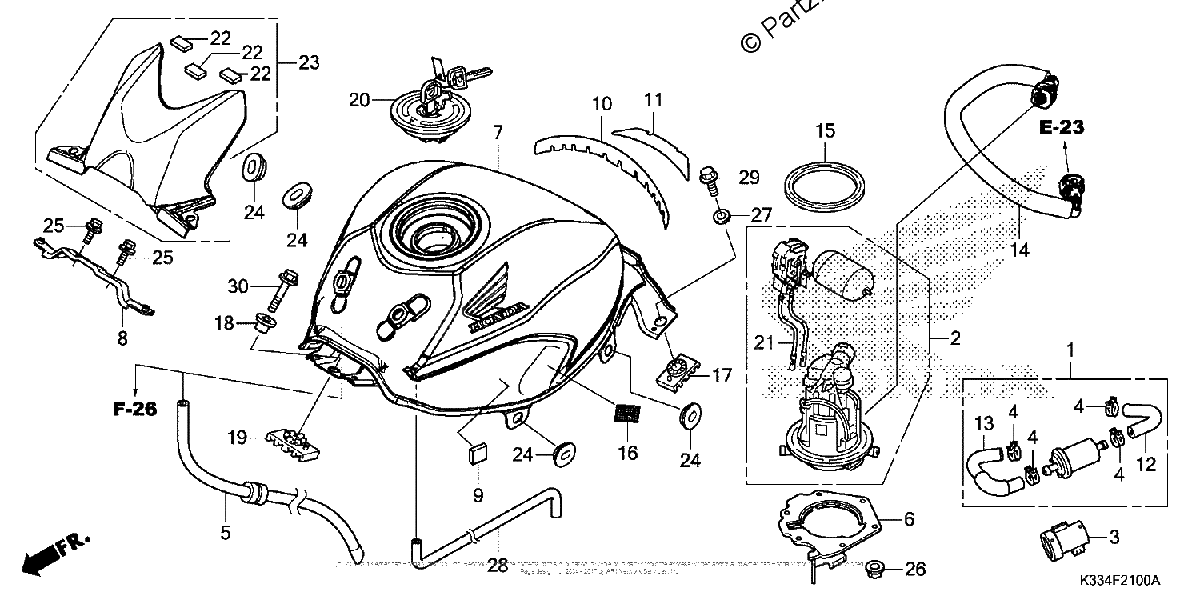 Diagrama de FUEL TANK