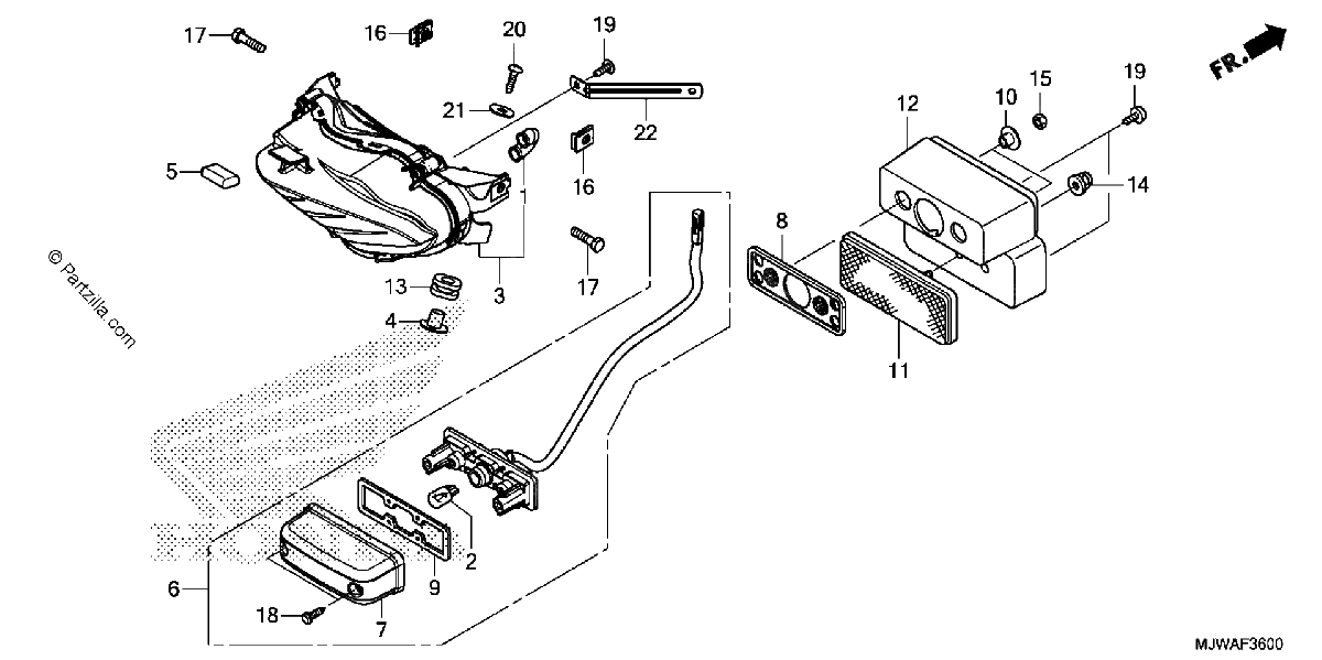 Diagrama de TAILLIGHT
