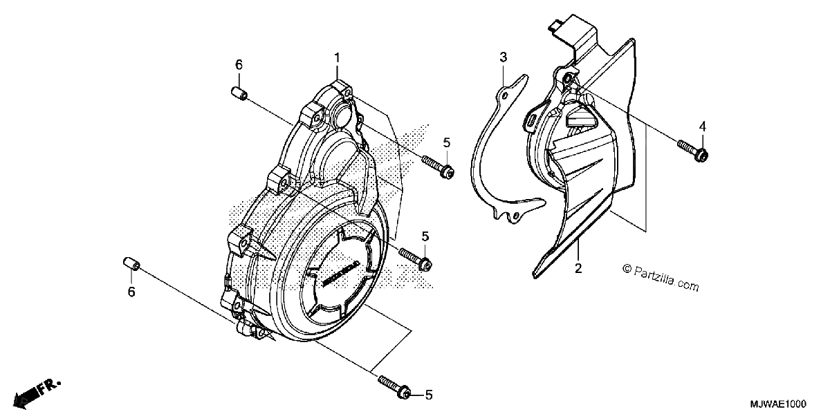 Diagrama de ALTERNATOR COVER