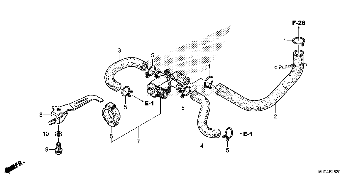 Diagrama de AIR INJECTION CONTROL VALVE