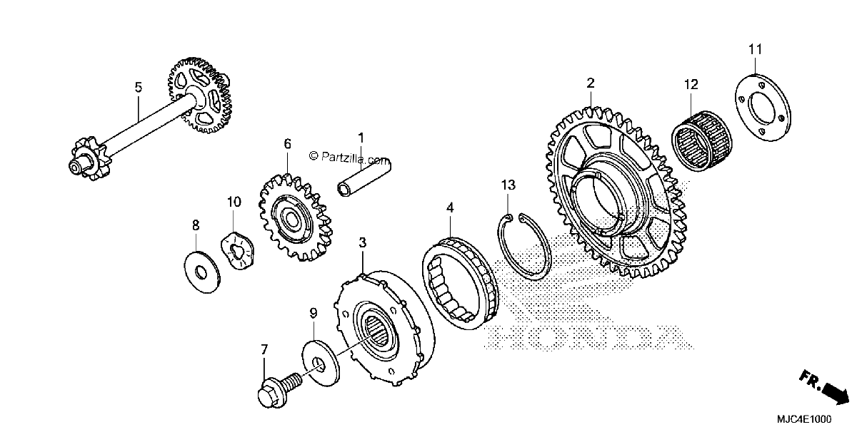 Diagrama de STARTING CLUTCH