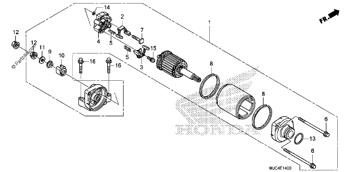 Diagrama de STARTING MOTOR