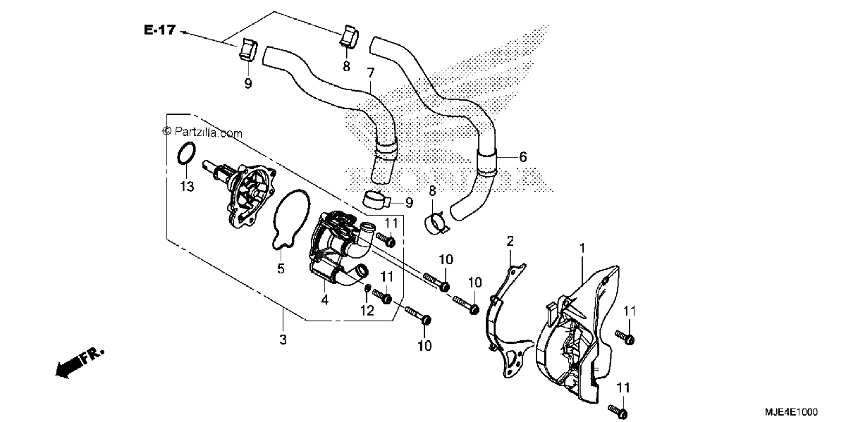 Diagrama de WATER PUMP