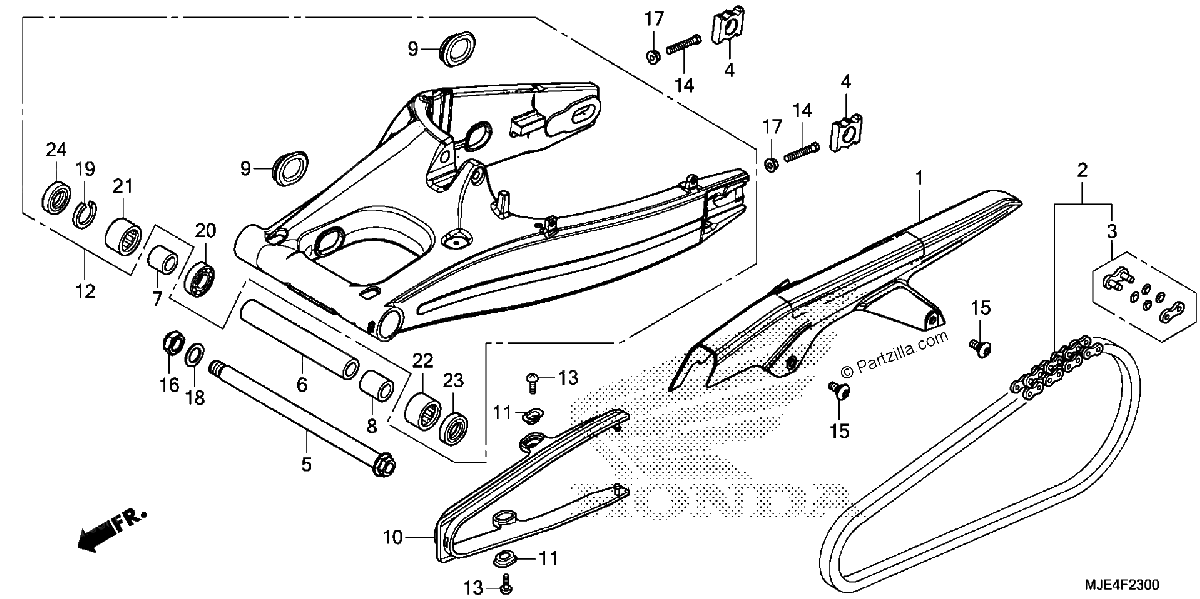 Diagrama de SWINGARM