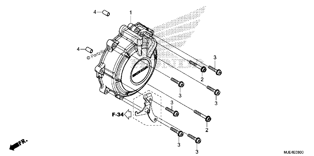 Diagrama de ALTERNATOR COVER
