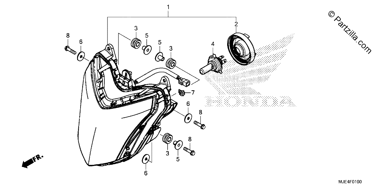 Diagrama de HEADLIGHT 1
