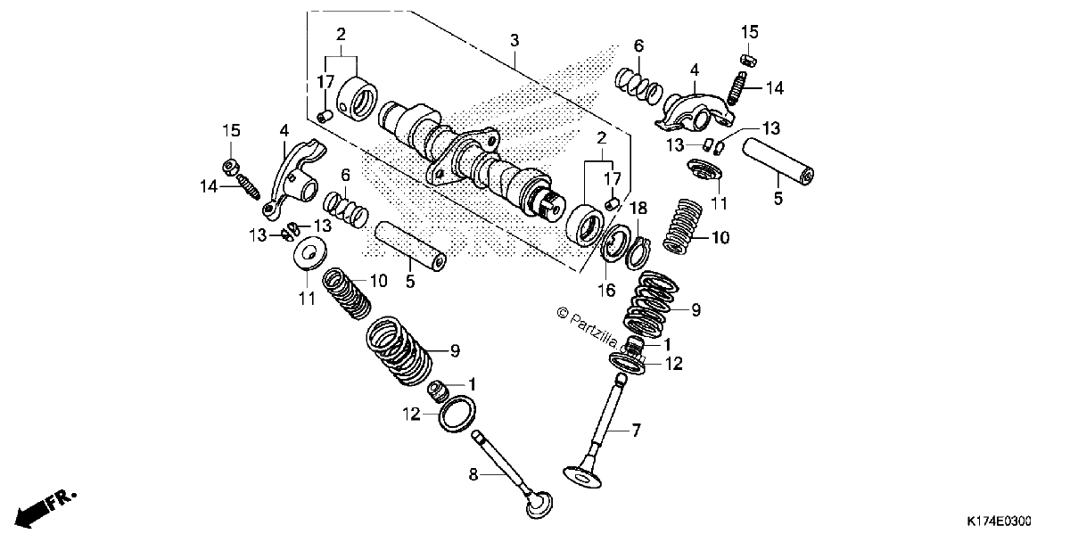 Diagrama de CAMSHAFT VALVE