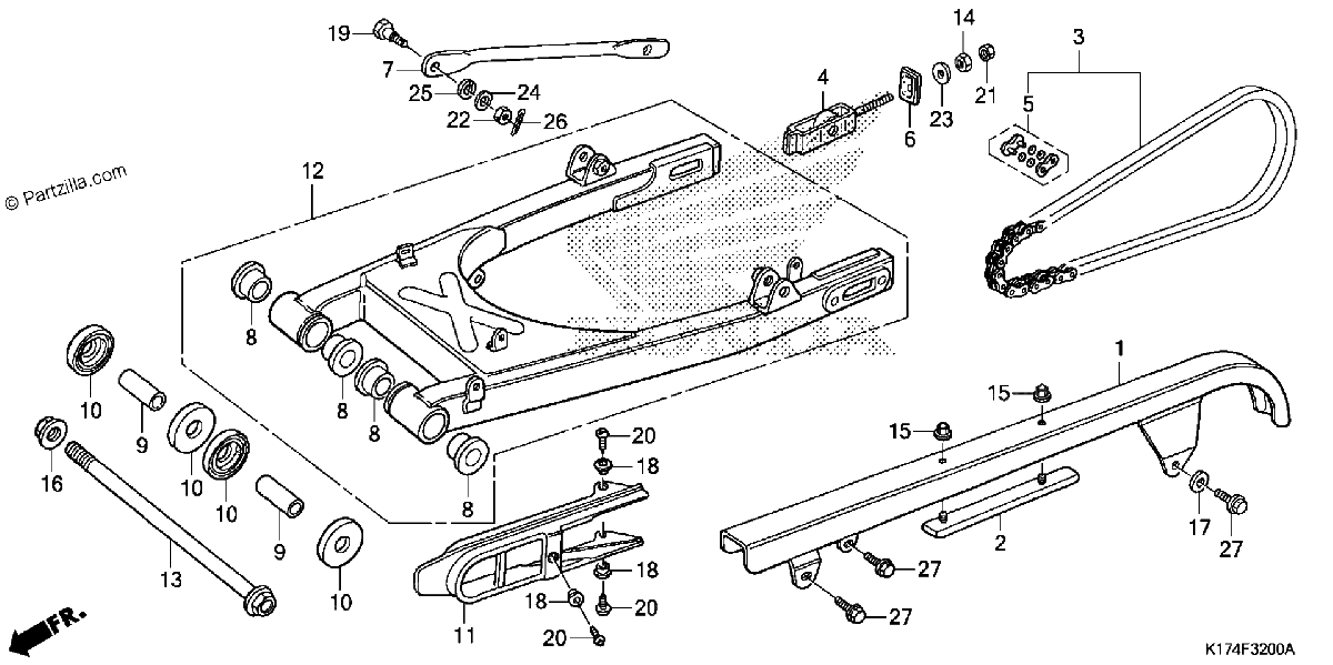 Diagrama de SWINGARM