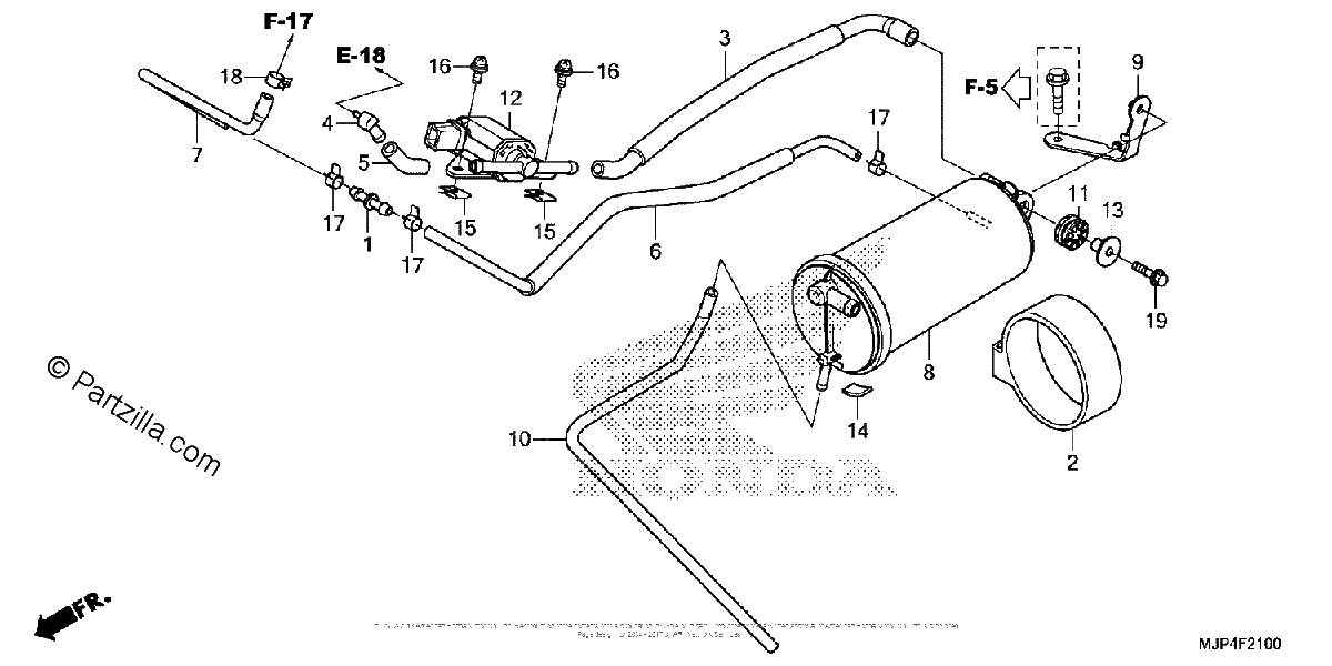 Diagrama de CRANKCASE